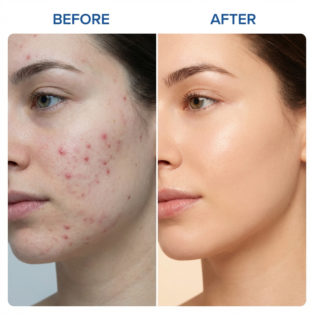 Acne Treatment Before and After